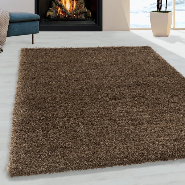 Temno rjava preproga 80x150 cm Fluffy – Ayyildiz Carpets
