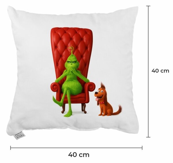 Dekorativni vzglavnik Grinch 40x40 cm EMI