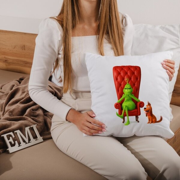 Dekorativni vzglavnik Grinch 40x40 cm EMI