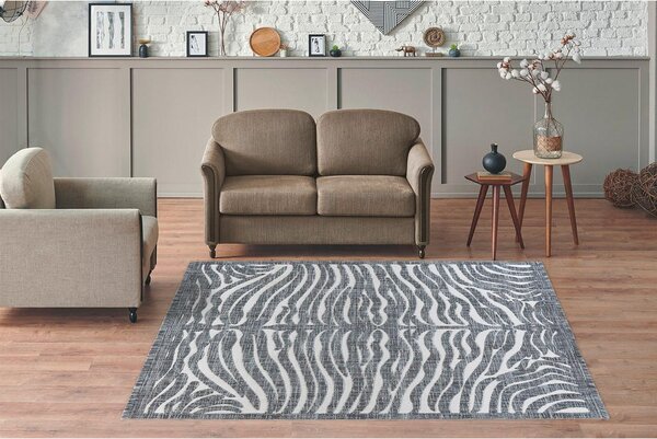PREPROGA Sarai 325 Grau 80/150 cm tkano siva