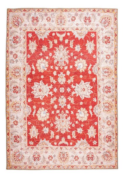 RAVNO TKANA PREPROGA Faye 625 Rot 110/180 cm tkano rdeča