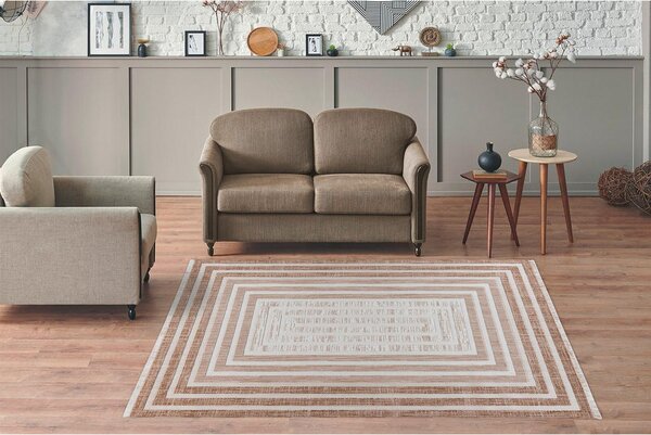 PREPROGA Sarai 125 Braun / Beige 80/150 cm tkano rjava, bež
