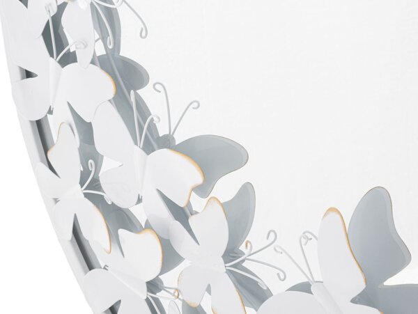 Stensko ogledalo White Butterfly