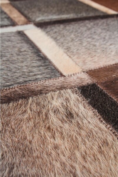 RAVNO TKANA PREPROGA Lavish 410 Grau 80/150 cm siva