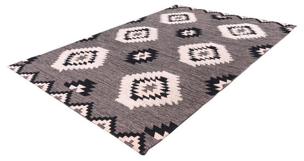 RAVNO TKANA PREPROGA 80/150 cm taftano siva