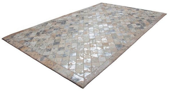 RAVNO TKANA PREPROGA Lavish 210 Grau / Silber 80/150 cm siva, srebrne barve