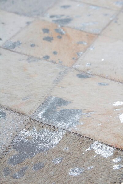 RAVNO TKANA PREPROGA Lavish 210 Grau / Silber 80/150 cm siva, srebrne barve