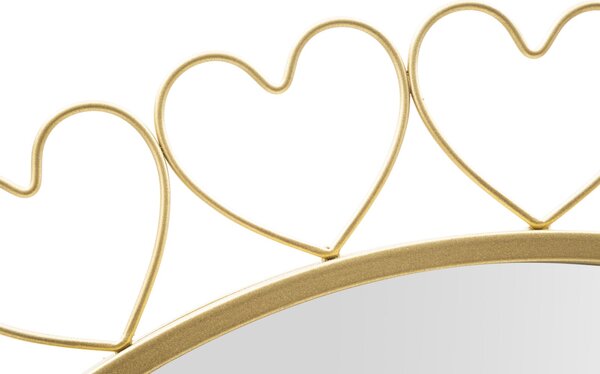 Stensko ogledalo Hearts