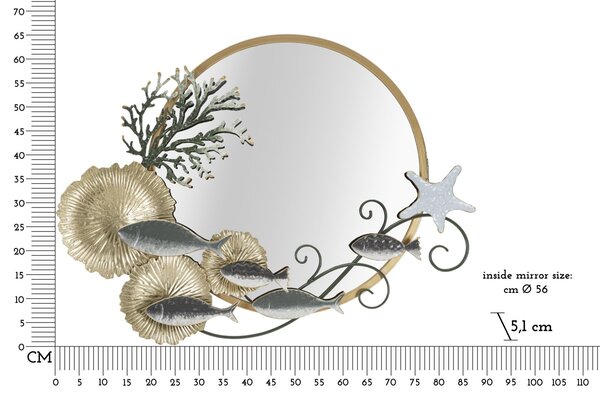 Stensko ogledalo Fish