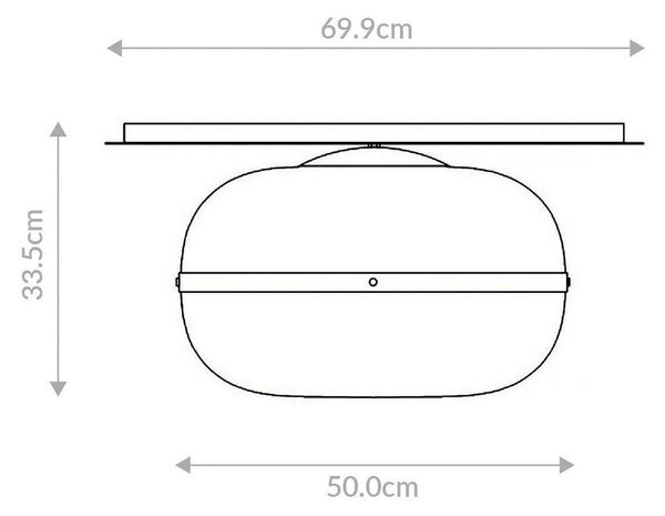 STROPNA SVETILKA Nottingham 50/33,5 cm