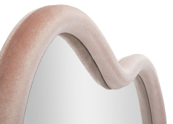Stensko ogledalo Cloud Pink Velvet