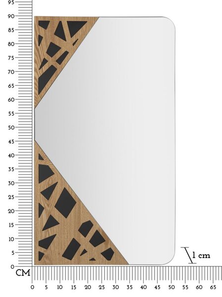 Stensko ogledalo Angle