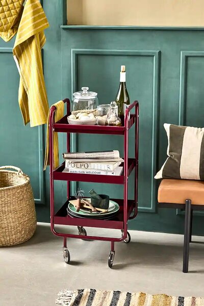 House Doctor regal na kolesih HDRoll 42 × 38 × 85 cm