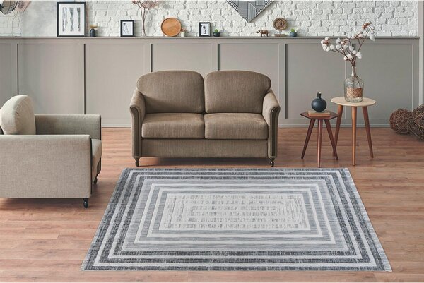 PREPROGA Sarai 125 Grau 80/150 cm tkano siva
