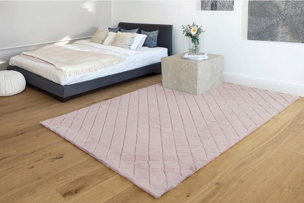 PREPROGA Z VISOKIM FLOROM 120/160 cm taftano roza