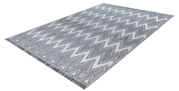 PREPROGA Sarai 225 Grau / Weiß 80/150 cm tkano siva, bela