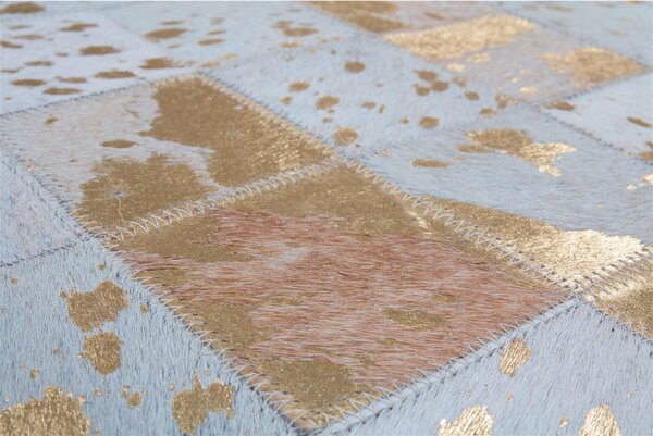 RAVNO TKANA PREPROGA Lavish 210 Elfenbein / Gold 120/170 cm krem barve, zlate barve