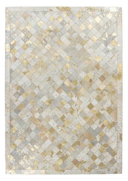 RAVNO TKANA PREPROGA Lavish 210 Elfenbein / Gold 120/170 cm krem barve, zlate barve
