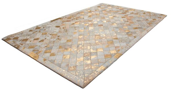 RAVNO TKANA PREPROGA Lavish 210 Elfenbein / Gold 120/170 cm krem barve, zlate barve