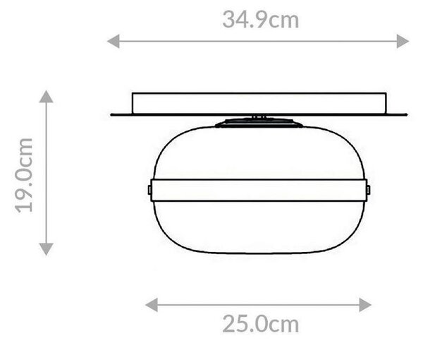 STROPNA SVETILKA Eurofase 25/19 cm