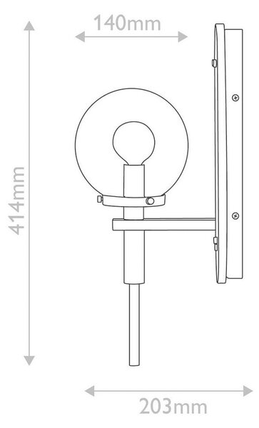 STENSKA SVETILKA Gilda 40 W 220-240 V E14