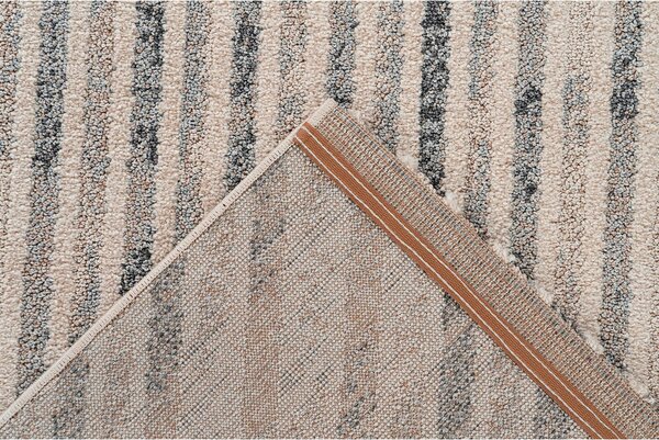 PREPROGA Rhombus 125 Beige / Grau 80/150 cm tkano siva, bež