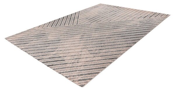 PREPROGA Rhombus 125 Beige / Grau 80/150 cm tkano siva, bež