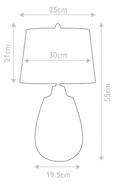 NAMIZNA SVETILKA Lighting 55/30 cm
