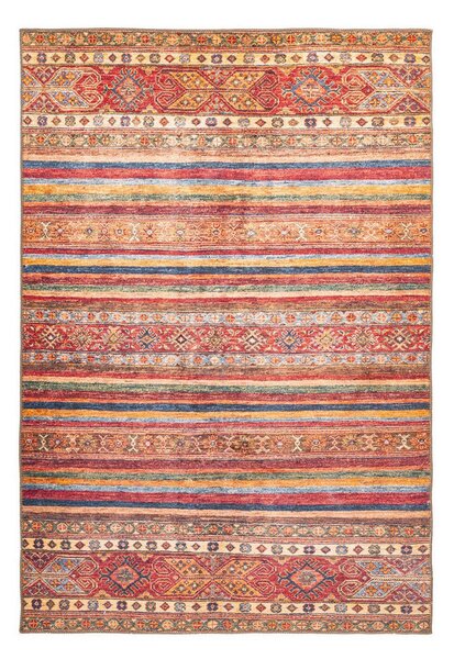 RAVNO TKANA PREPROGA Faye 725 Multi / Rot 75/150 cm tkano večbarvno, rdeča