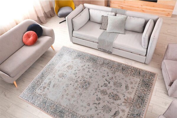 RAVNO TKANA PREPROGA Prayer 300 Multi / Beige 120/180 cm tkano večbarvno, bež
