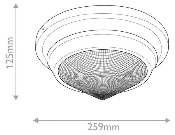 STROPNA SVETILKA Alora 25,9/12,5 cm