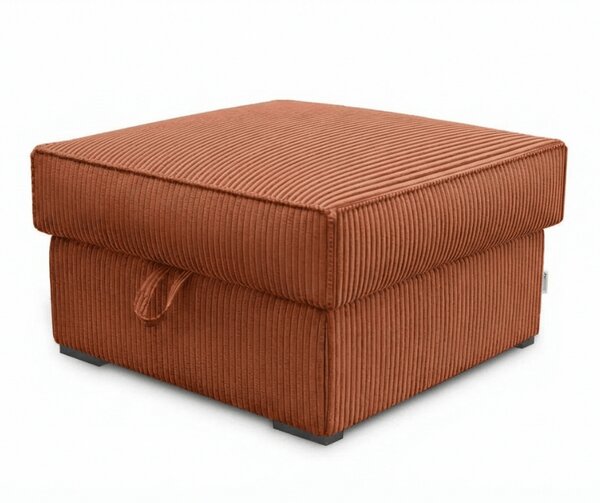 Terakota taburet SMART COSARO s shranjevalnim prostorom 65x65 cm