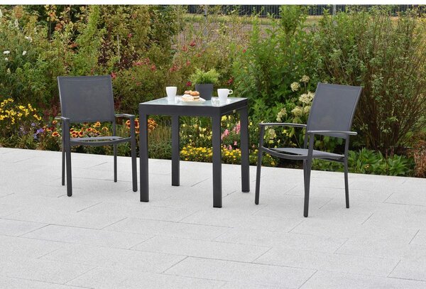 Gardenson Vrtni Set Milano, 3-delni, Raztegljiva Miza