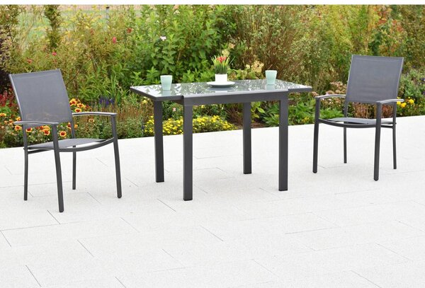 Gardenson Vrtni Set Milano, 3-delni, Raztegljiva Miza