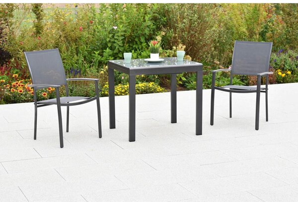 Gardenson Vrtni Set Milano, 3-delni, Raztegljiva Miza