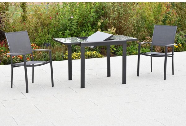 Gardenson Vrtni Set Milano, 3-delni, Raztegljiva Miza