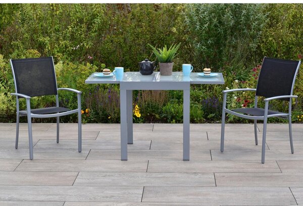 Gardenson Vrtni Set Milano, 3-delni, Raztegljiva Miza