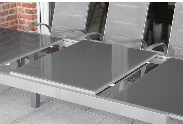 Gardenson Vrtni Set Amalfi, 9-delni, Raztegljiva Miza