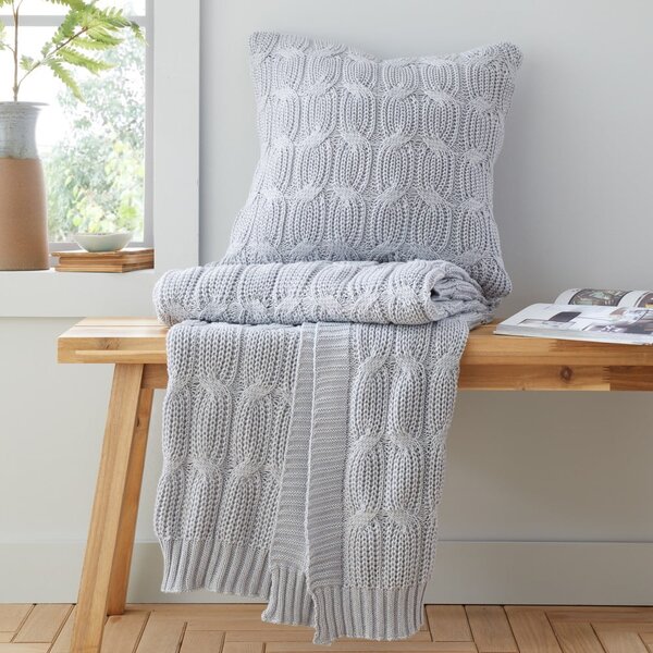 Prevleka za blazino 45x45 cm Chunky Marl Knit – Catherine Lansfield