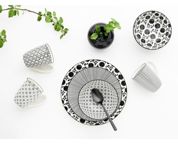 Creatable Kombinirani Servis New Style Black, 16-Delni