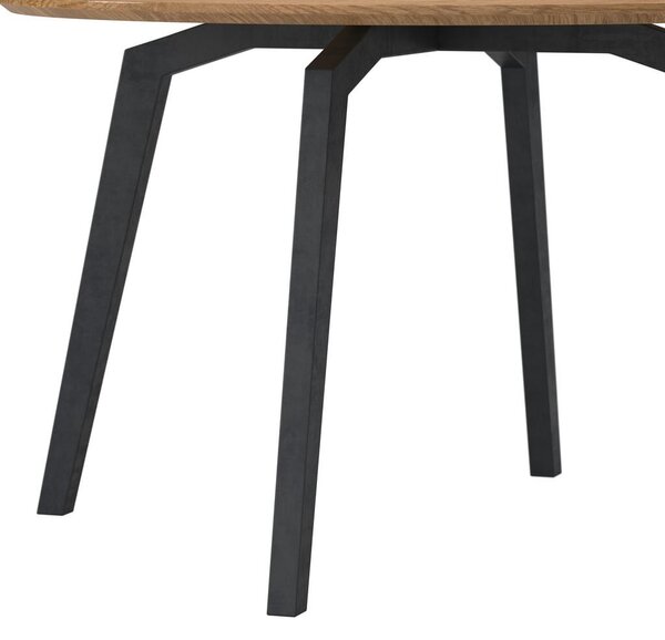 Bessagi Home Jedilna Miza Elian. Ø 120cm, Barva Hrasta