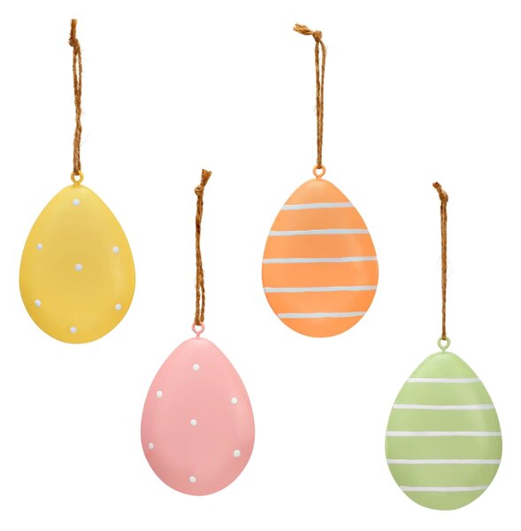 Viseče kovinsko jajce PASTEL EGG - več barv Barva: Roza
