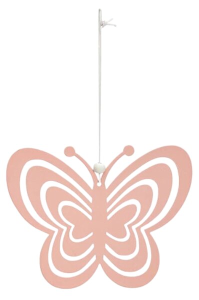 Viseči kovinski metulj PASTEL BUTTERFLY - več barv Barva: Rumena