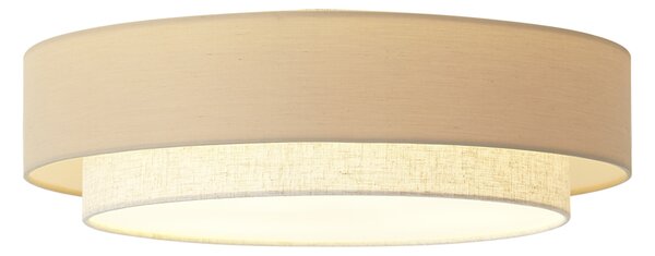 Sodobna stropna svetilka bež 50 cm 3-luči - Drum Duo