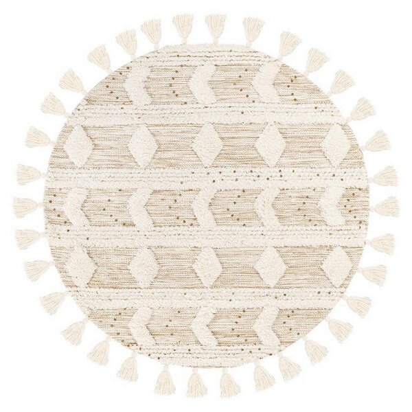 PREPROGA Bohist 425 Creme / Khaki 160 cm tkano večbarvno
