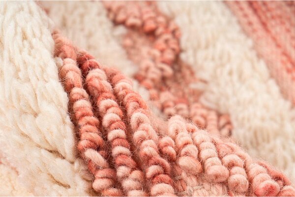 PREPROGA Bohist 225 Rosa / Creme 80/150 cm tkano roza