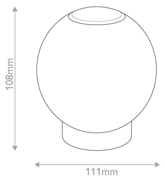 NAMIZNA LED-SVETILKA Alora 11,1/10,8 cm