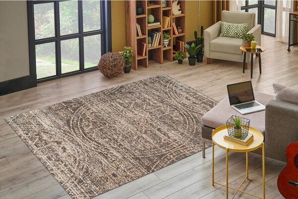 TEKAČ Davis 425 Beige 80/150 cm tkano bež