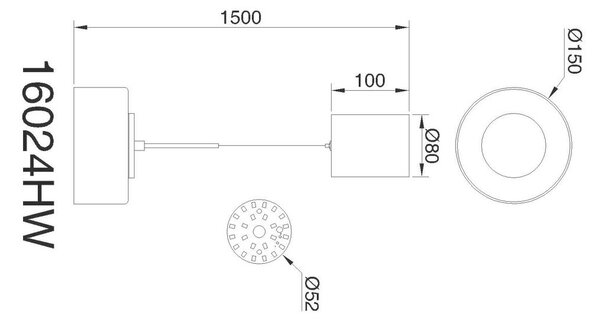 VISEČA LED-SVETILKA BELINDA 500 lm 4000 K 230 V