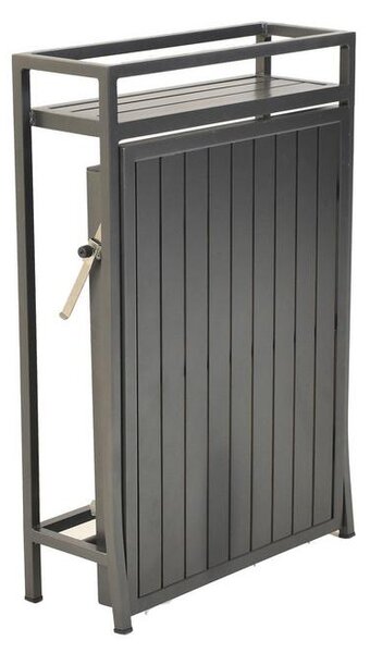 Gardenson Miza Za Balkon Dark, Barva Grafita, Zložljiva